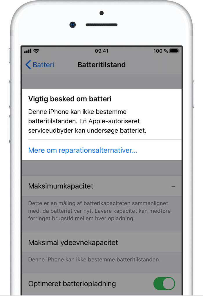 Politisk Aktiver motor Batteri og ydeevne for iPhone - Apple-support (DK)