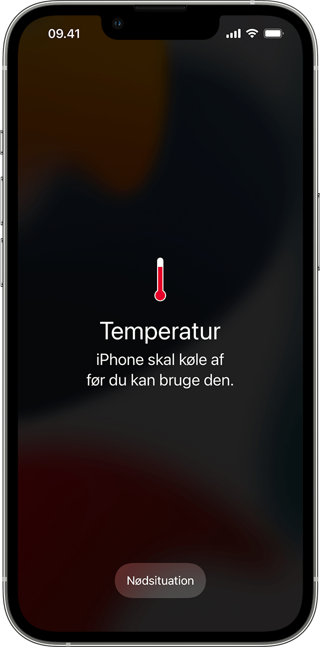 Hvis din iPhone eller iPad bliver for varm eller for kold - Apple-support  (DK)