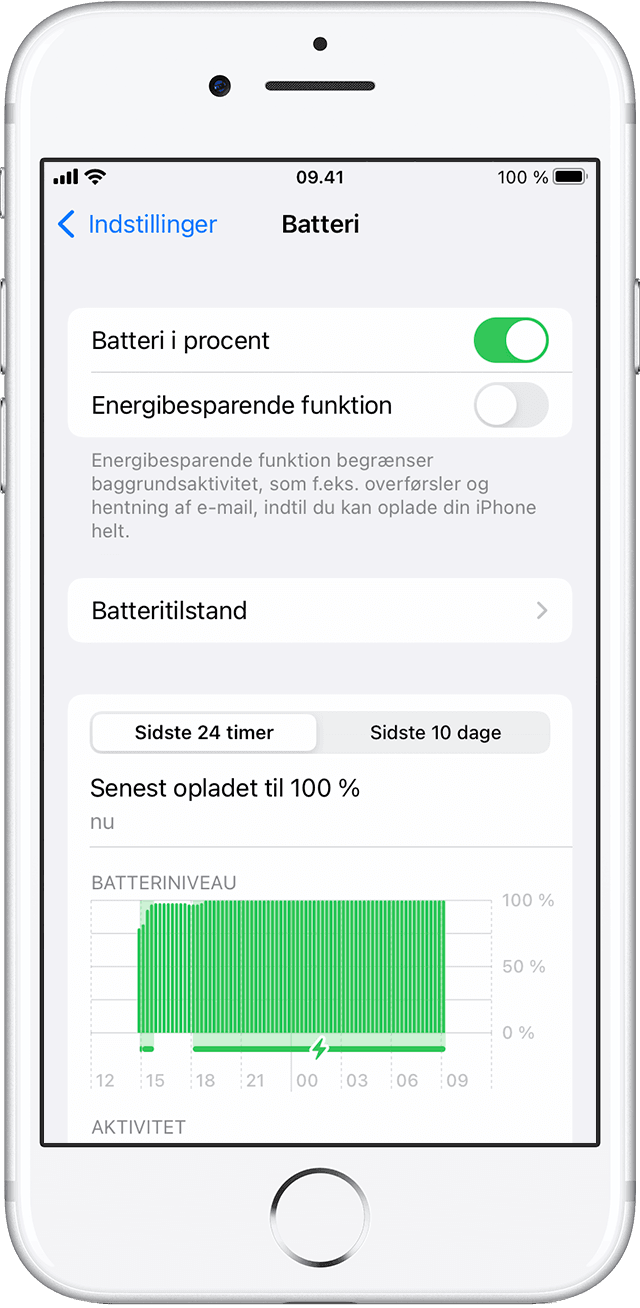 Minearbejder ankel Bygger Batteri og ydeevne for iPhone - Apple-support (DK)