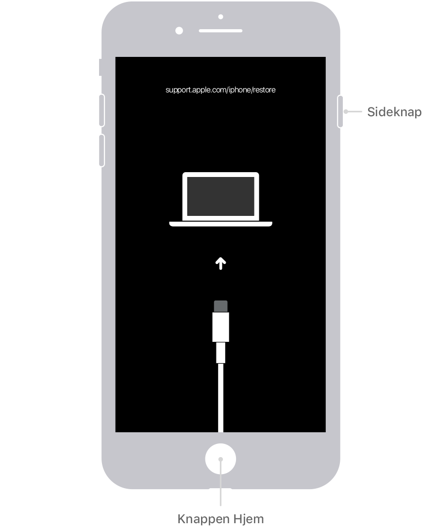 Hvis du har glemt adgangskoden til din iPhone, eller hvis din iPhone er  deaktiveret – Humac Kundecenter