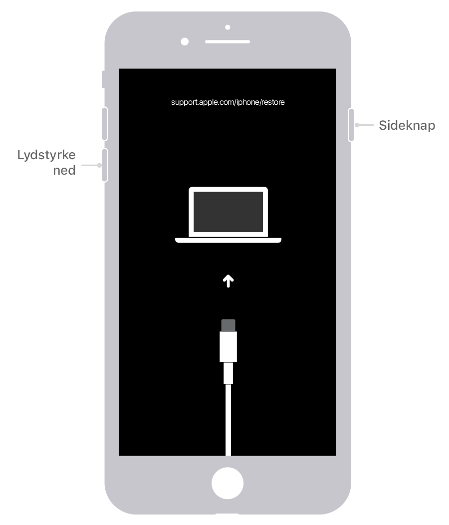 Hvis du har glemt adgangskoden til din iPhone, eller hvis din iPhone er  deaktiveret – Humac Kundecenter