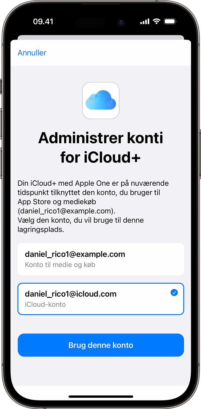 icloud konto