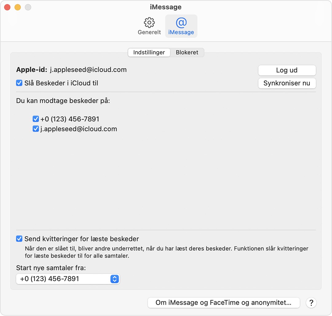 Opbevaring af alle dine beskeder i iCloud - Apple-support