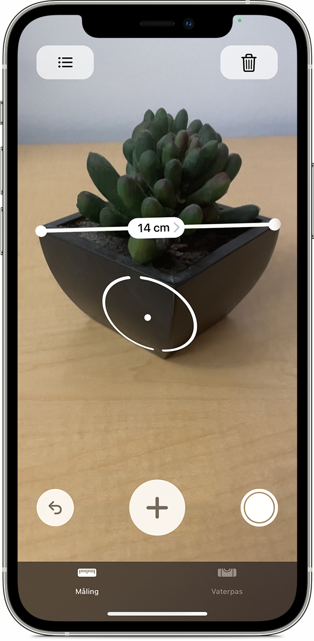 Sådan bruger du appen Måling på din iPhone, iPad eller iPod touch -  Apple-support (DK)