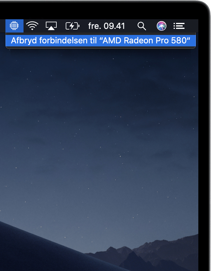 Sadan Bruger Du En Ekstern Grafikprocessor Med Din Mac Apple Support