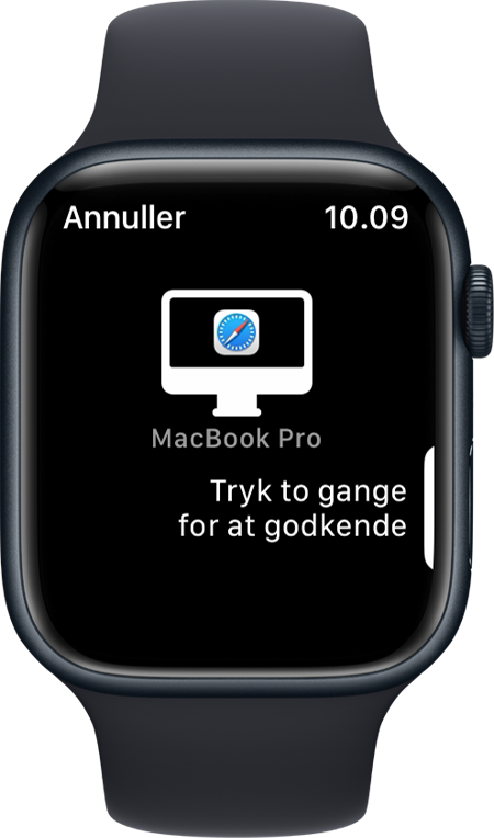 Formode Ekspedient Bygge videre på Lås din Mac op automatisk med dit Apple Watch - Apple-support (DK)