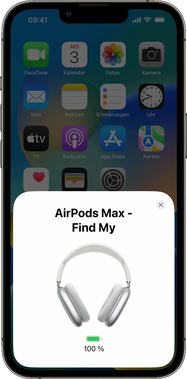Deine AirPods Max aufladen und mehr über die Batterielaufzeit erfahren -  Apple Support (DE)