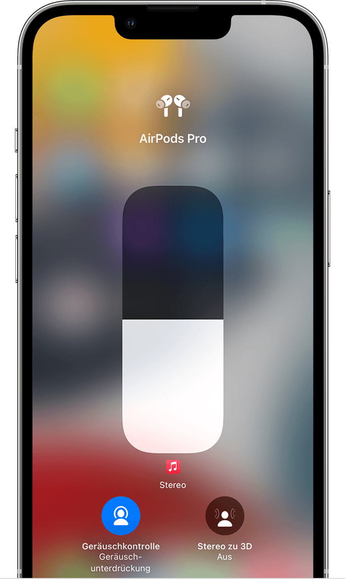 AirPods Pro und AirPods Max: Aktive Geräuschunterdrückung und  Transparenzmodus - Apple Support (DE)