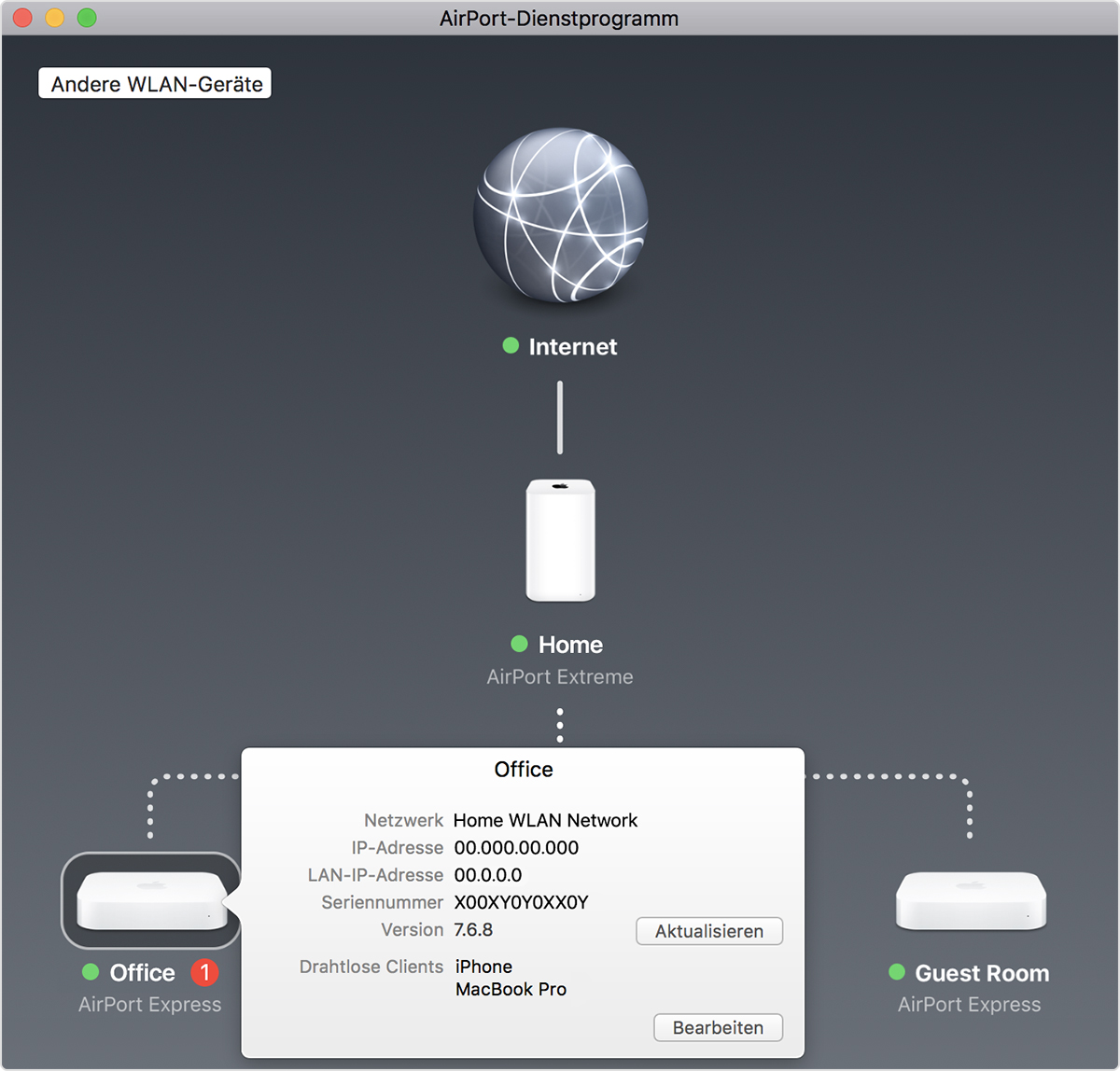 Firmware auf der AirPort-Basisstation aktualisieren - Apple