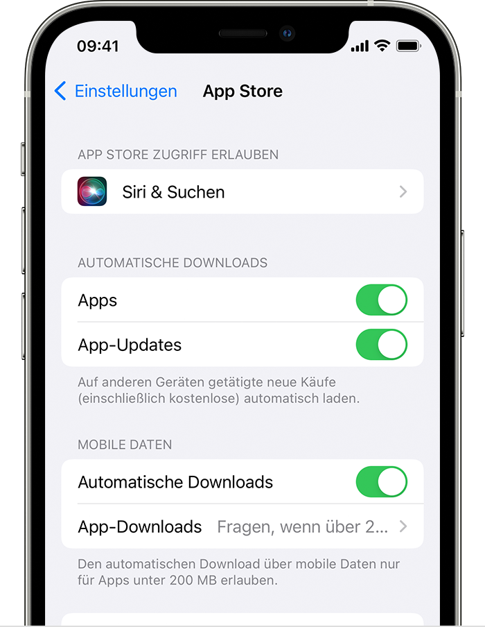 Apps auf deinem Apple-Gerät manuell aktualisieren - Apple Support (DE)