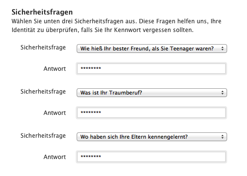 Apple Id Sicherheitsfragen Können Nicht Zurückgesetzt Werden Sicherheit und Ihre Apple-ID - Apple Support