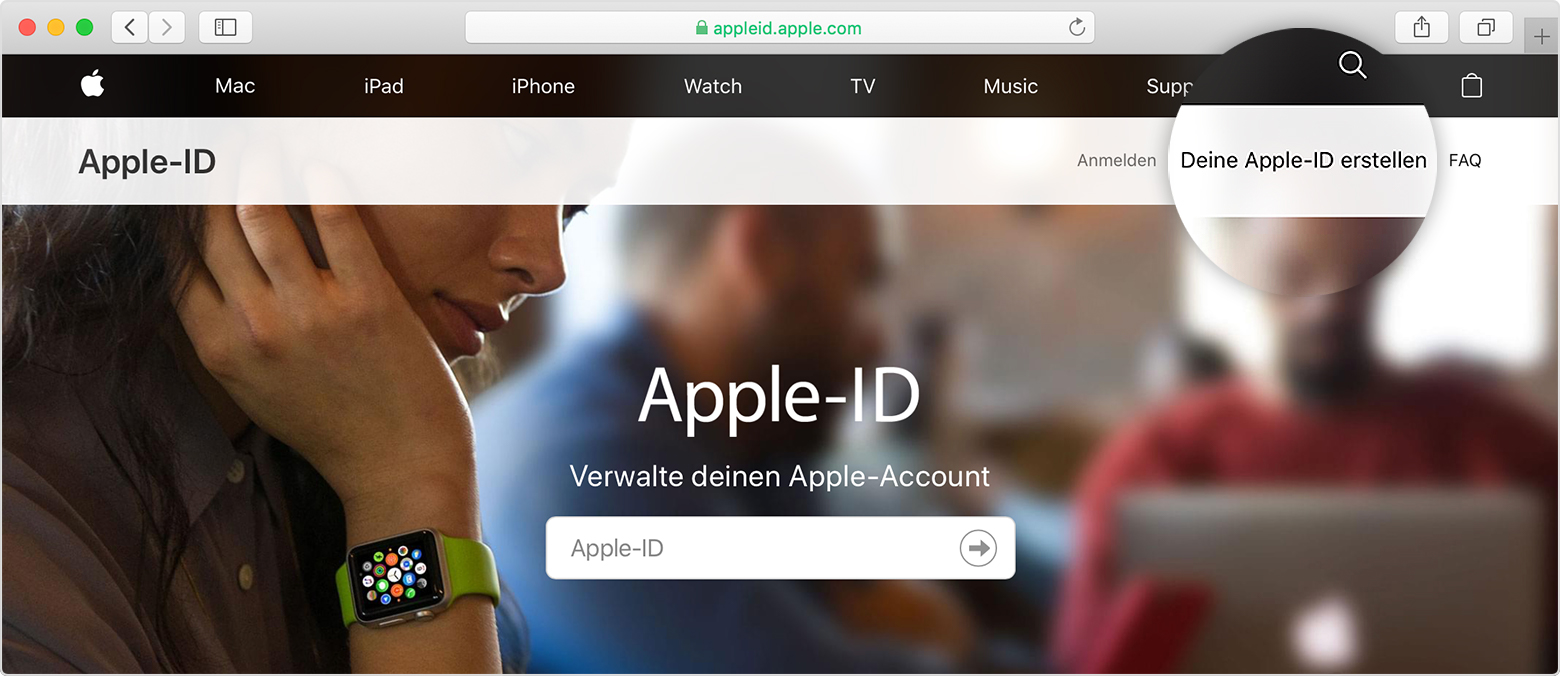 Apple id erstellen online
