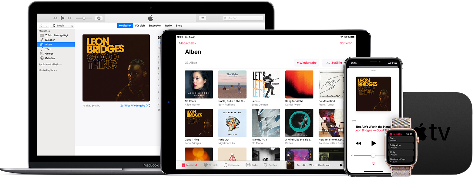 Zugriff auf Ihre Musiksammlung auf all Ihren Geräten mit Apple Music