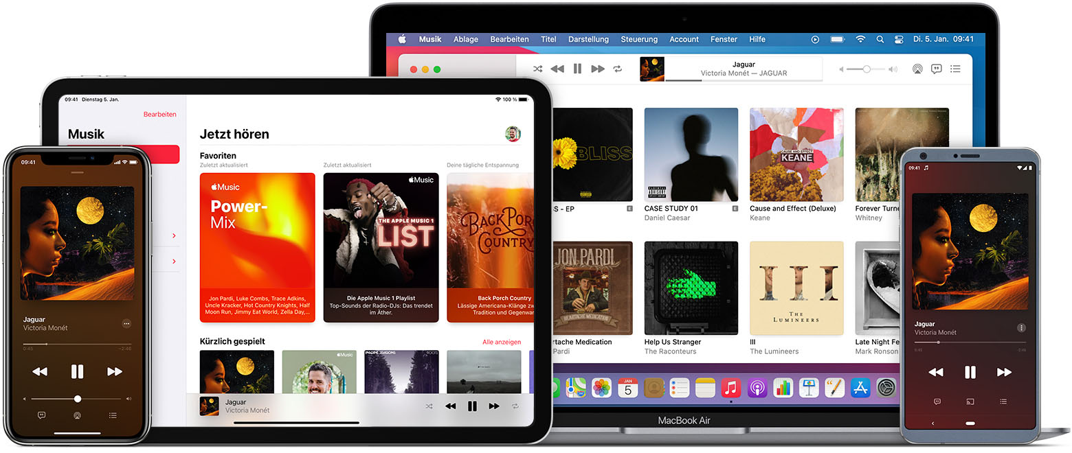 Musik Horen Und Mehr In Der Apple Music App Apple Support De