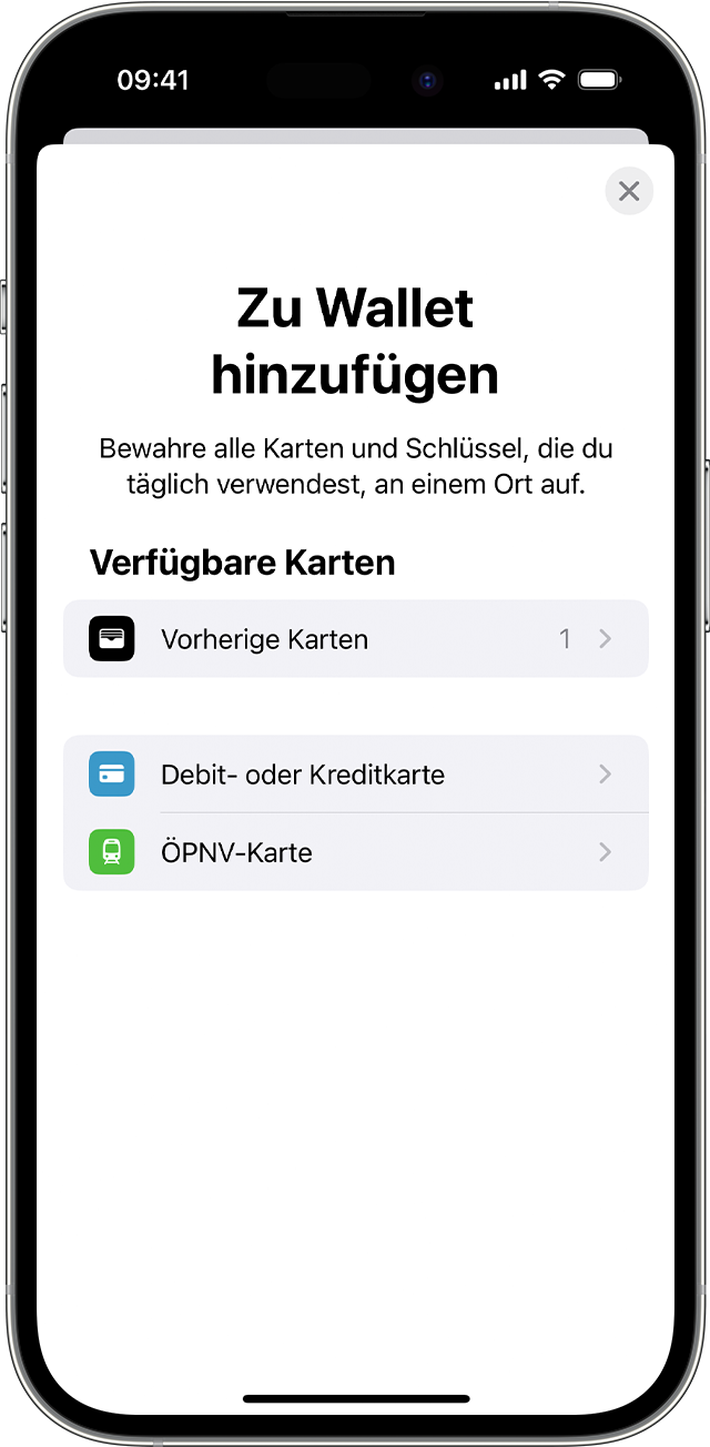 Apple Pay einrichten - Apple Support (DE)
