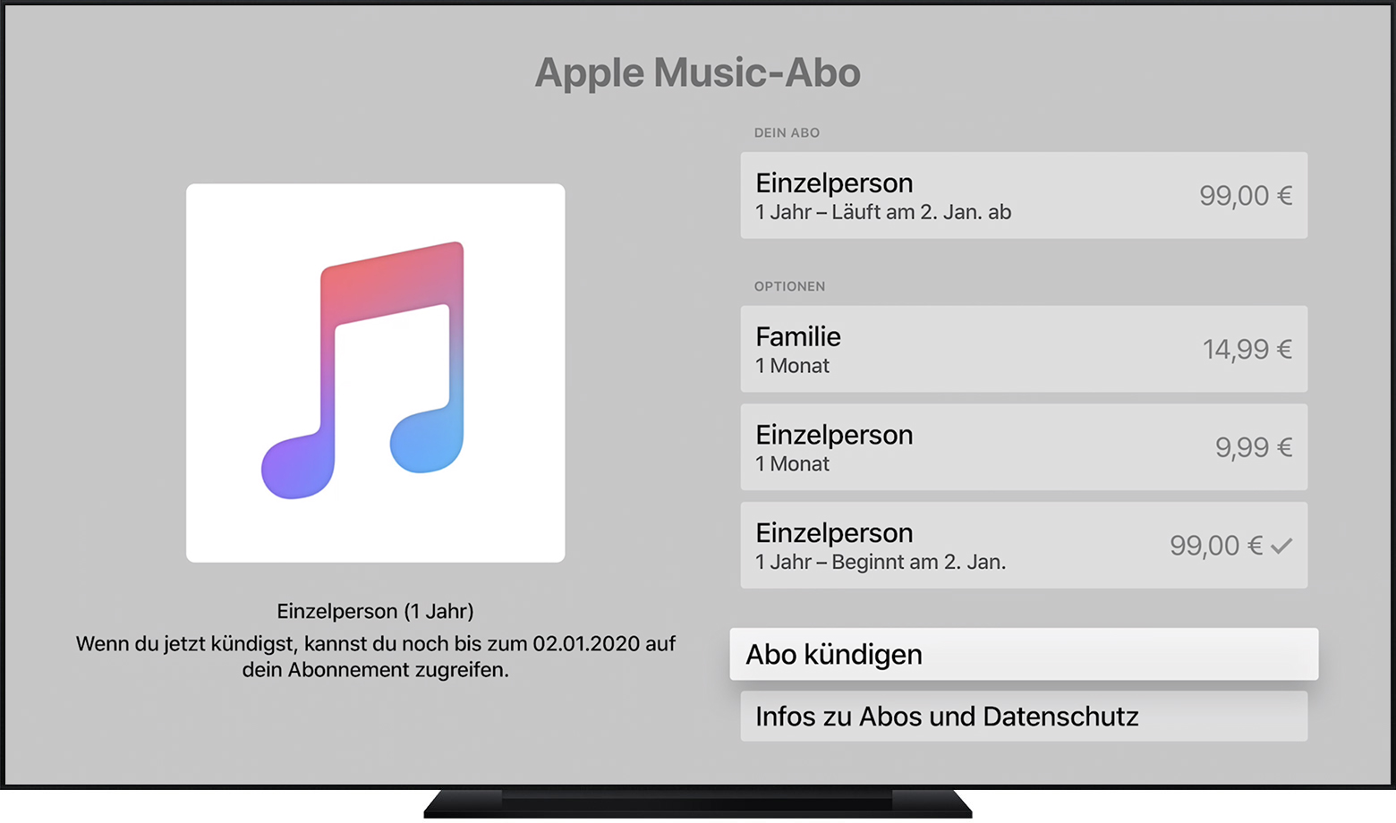Apple Music Abonnement Verwalten Apple Support