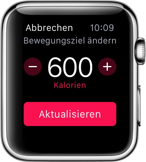 Apple Watch Aktivität ändern