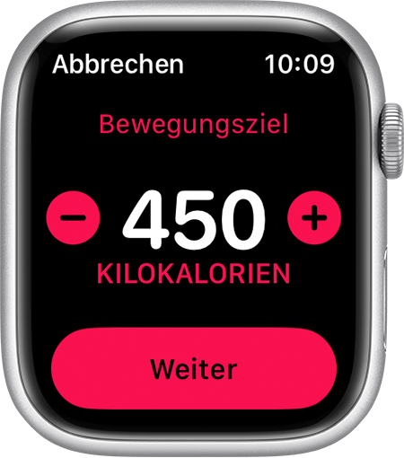 Deine Ziele auf der Apple Watch ändern - Apple Support (DE)