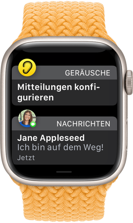 Mitteilungen auf der Apple Watch - Apple Support (DE)