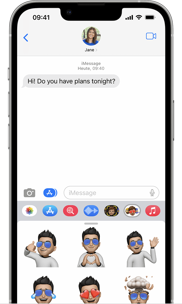 iPhone, das zeigt, wie man iMessage-Apps findet