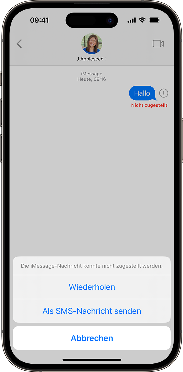 Du kannst keine Nachrichten auf deinem iPhone oder iPad senden oder  empfangen - Apple Support (DE)