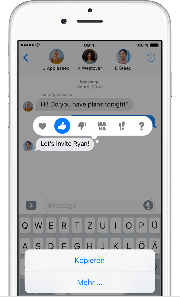 Gruppennachricht mit dem iPhone, iPad oder iPod touch senden - Apple ...