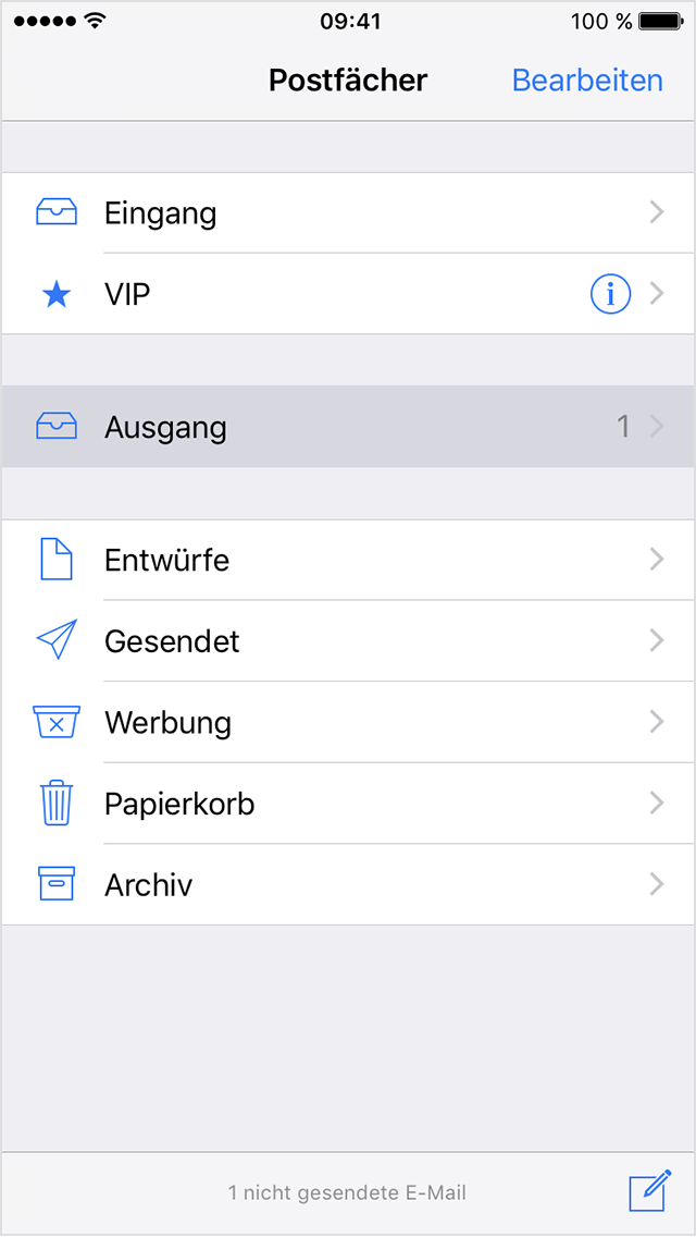 Senden oder Empfangen von EMails auf Ihrem iPhone, iPad oder iPod touch nicht möglich Apple