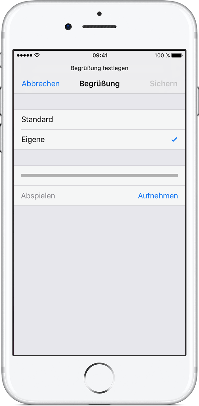 Visual Voicemail auf dem iPhone einrichten Apple Support