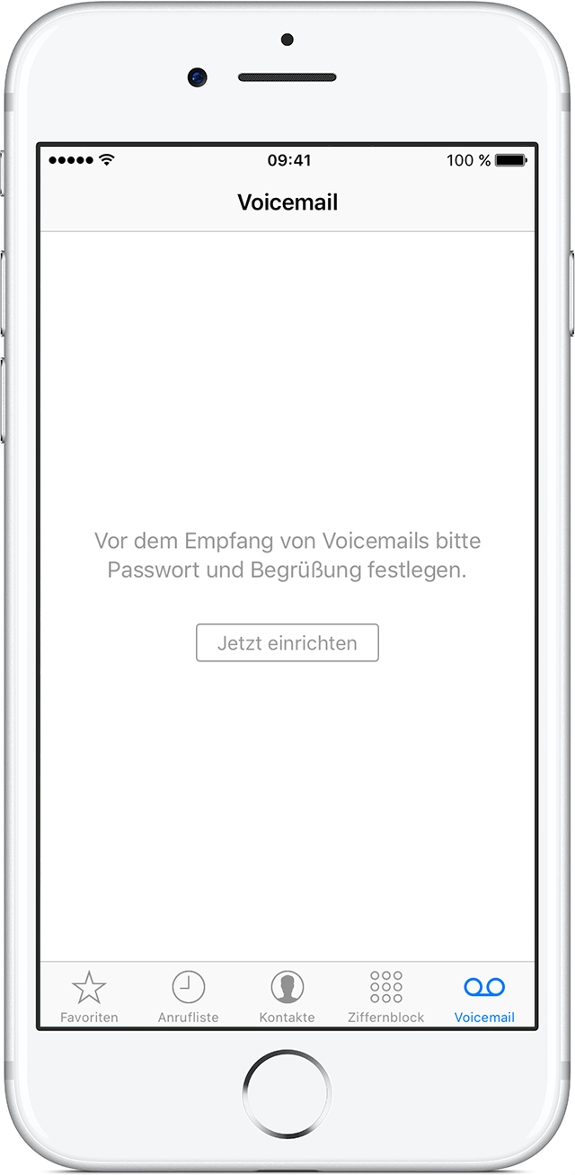 Visual Voicemail auf dem iPhone einrichten Apple Support