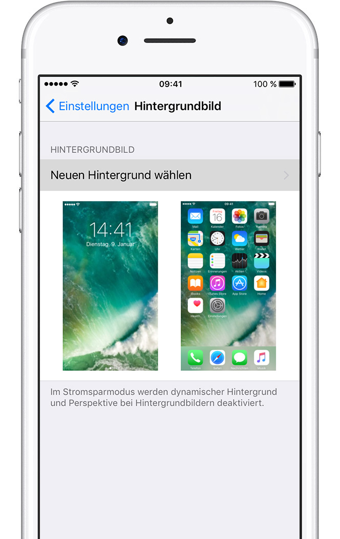  iPhone  Hintergrundbild ndern Apple Support