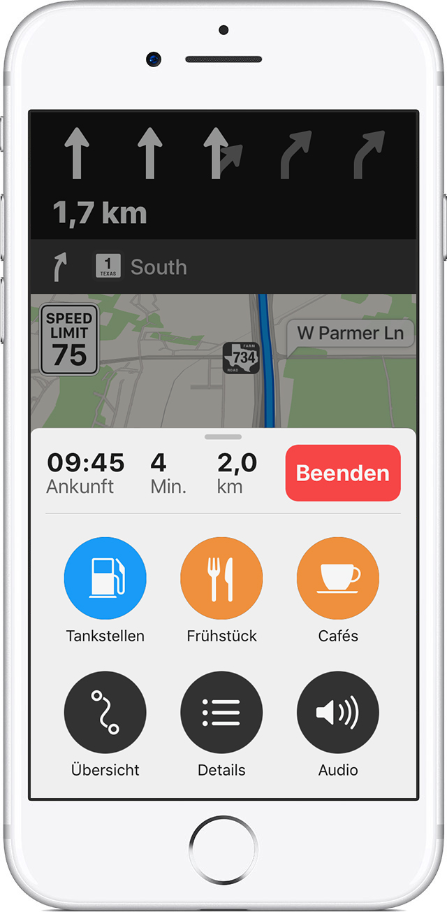 Karten-App auf dem iPhone, iPad oder iPod touch verwenden - Apple Support