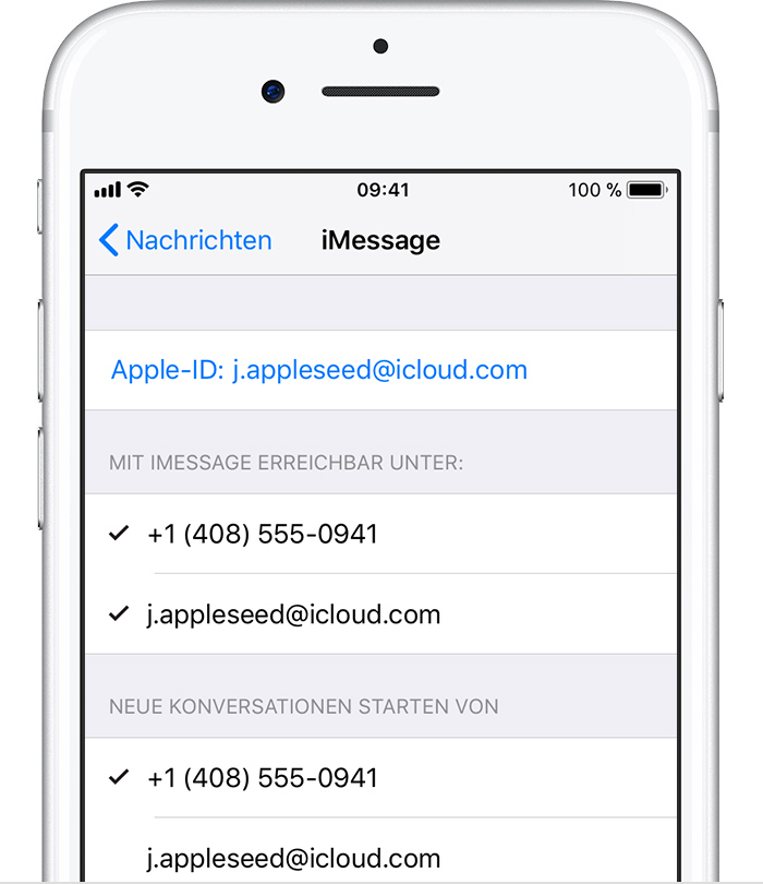 Telefonnummer in Nachrichten oder FaceTime hinzufügen oder entfernen Apple Support