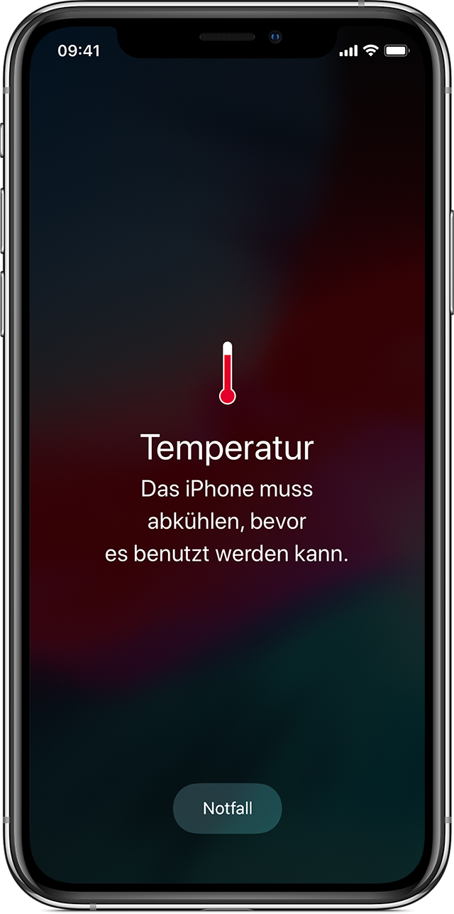 Wenn dein iPhone, iPad oder iPod touch zu heiß oder zu kalt wird - Apple  Support (LI)