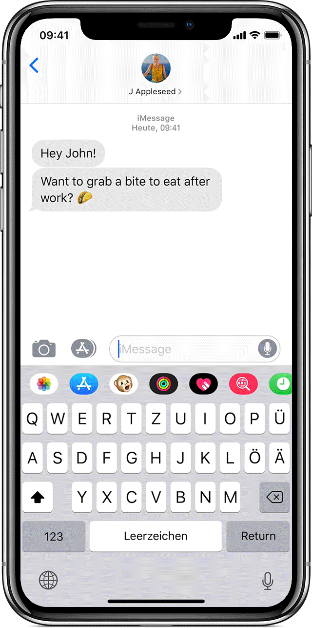 Memoji auf dem iPhone X oder iPad Pro verwenden Apple Support