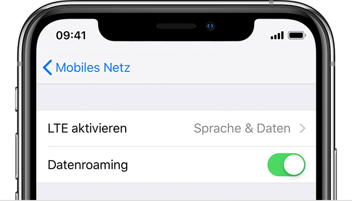 Wenn auf deinem iPhone oder iPad "Kein Netz" oder "Suchen" angezeigt wird -  Apple Support (AT)