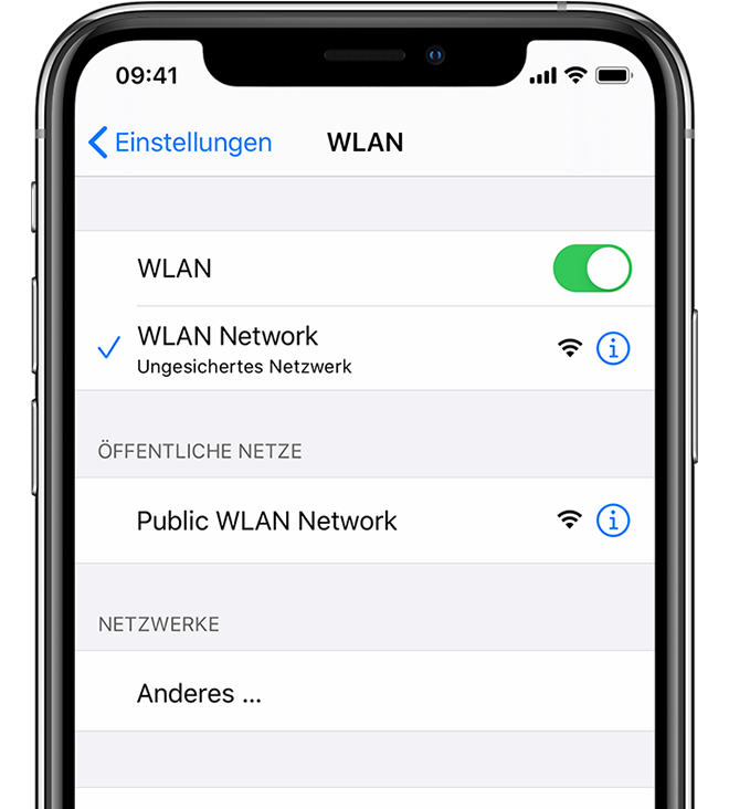 Keine Verbindung Zu Einem Wlan Netzwerk Auf Dem Iphone Ipad Oder Ipod Touch Apple Support