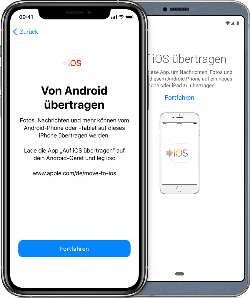 Wechsel Von Android Zu Iphone Ipad Oder Ipod Touch Apple Support De