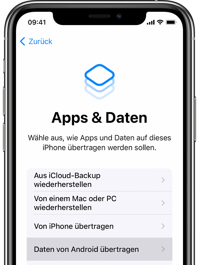 Wechsel Von Android Zu Iphone Ipad Oder Ipod Touch Apple Support