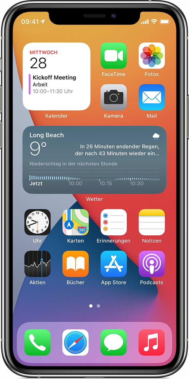 Informationen Zur Wetter App Und Zu Den Symbolen Auf Dem Iphone Und Ipod Touch Apple Support