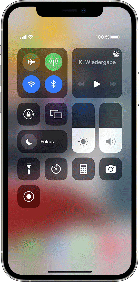 Bildschirm des iPhone, iPad oder iPod touch aufnehmen - Apple Support (CH)