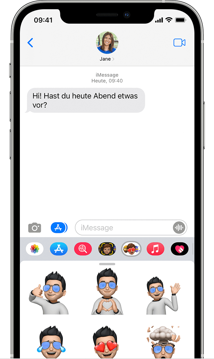 iPhone, das zeigt, wie man iMessage-Apps findet