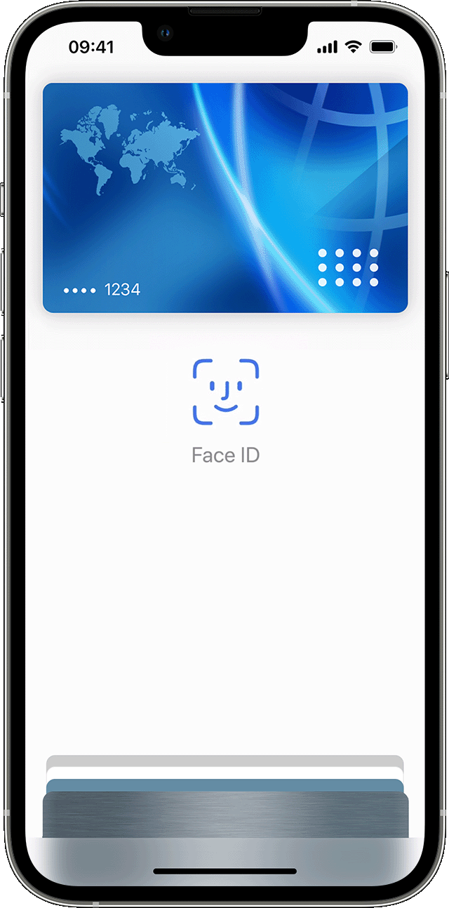 Apple Pay mit Face ID verwenden