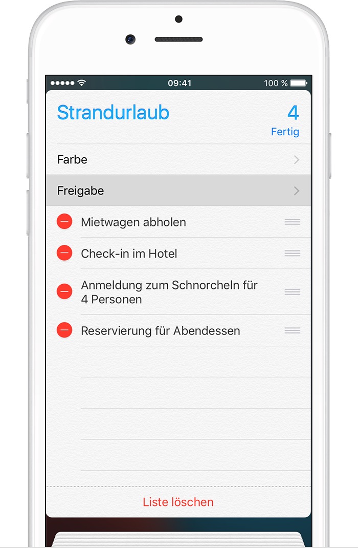 Erinnerungen-App auf dem iPhone, iPad oder iPod touch verwenden - Apple ...