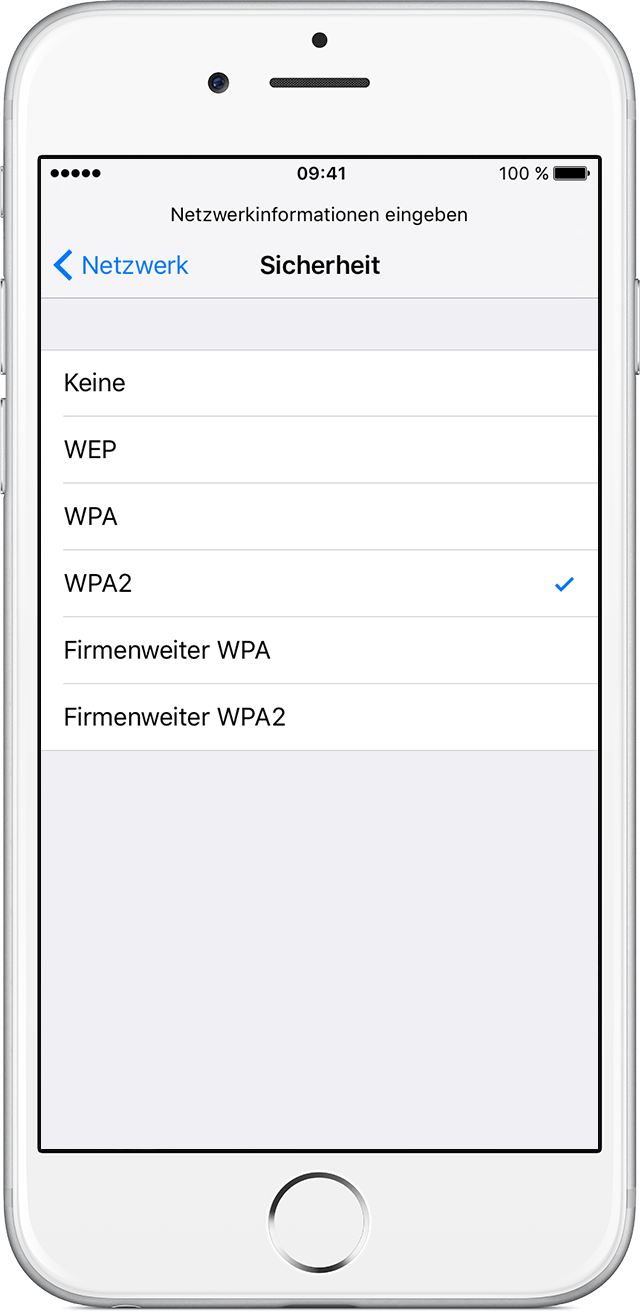 WLANVerbindung auf dem iPhone, iPad oder iPod touch herstellen Apple Support