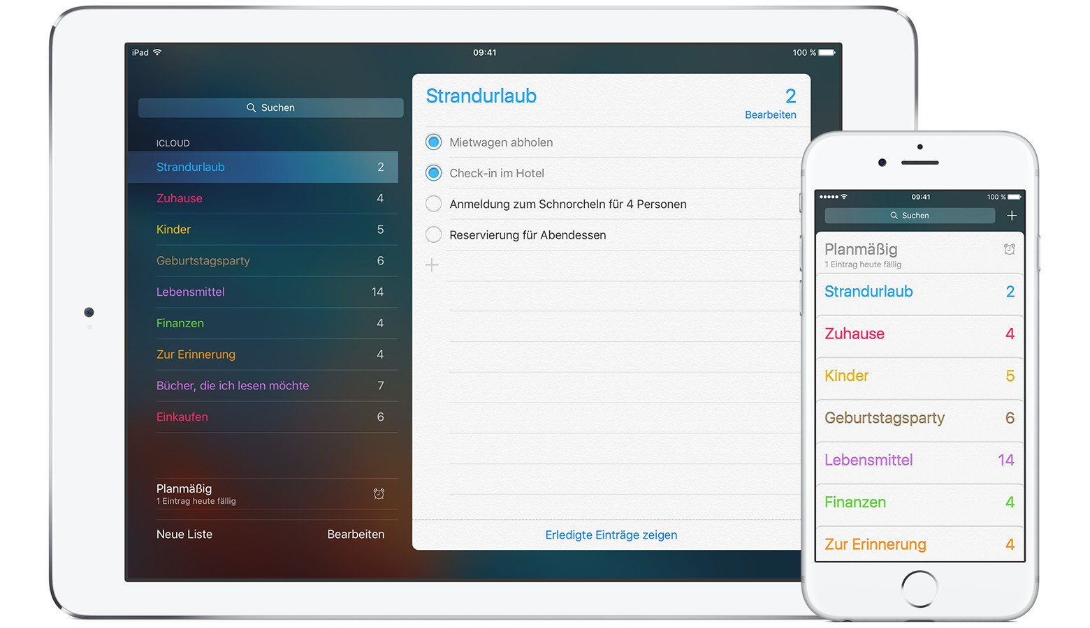 Erinnerungen-App auf dem iPhone, iPad oder iPod touch verwenden - Apple Support