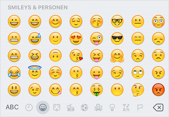 Deutsch liste whatsapp bedeutung smileys WhatsApp