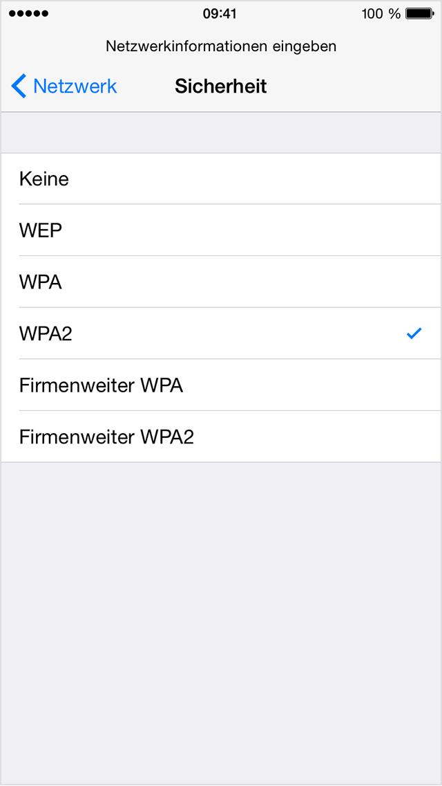 WLANVerbindung auf dem iPhone, iPad oder iPod touch herstellen Apple Support