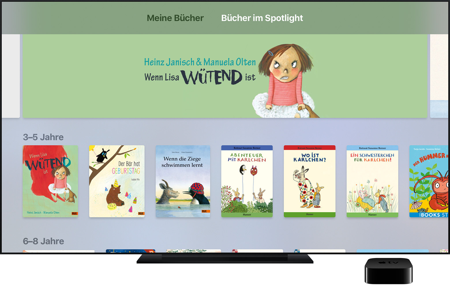 Bucher Mit Ibooks Storytime Auf Apple Tv Mitlesen Apple Support