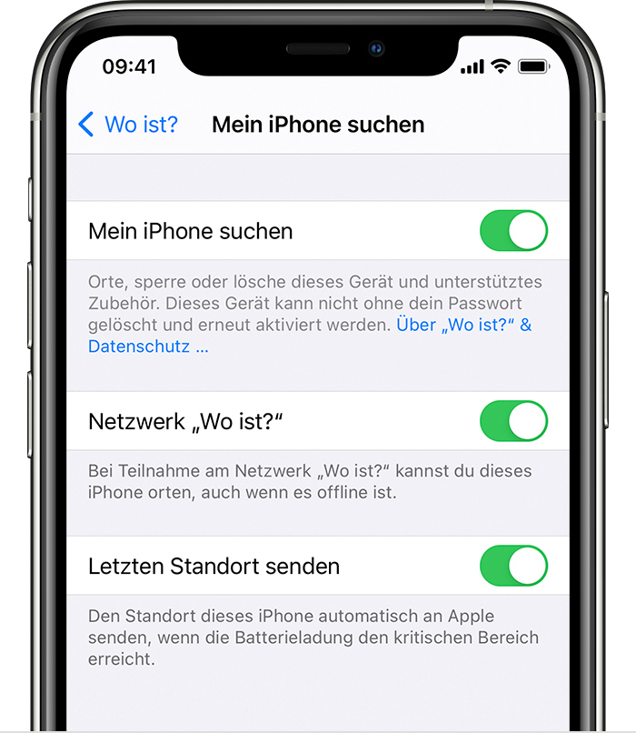 "Wo ist?" auf deinem iPhone, Mac, deinen AirPods oder anderen Geräten