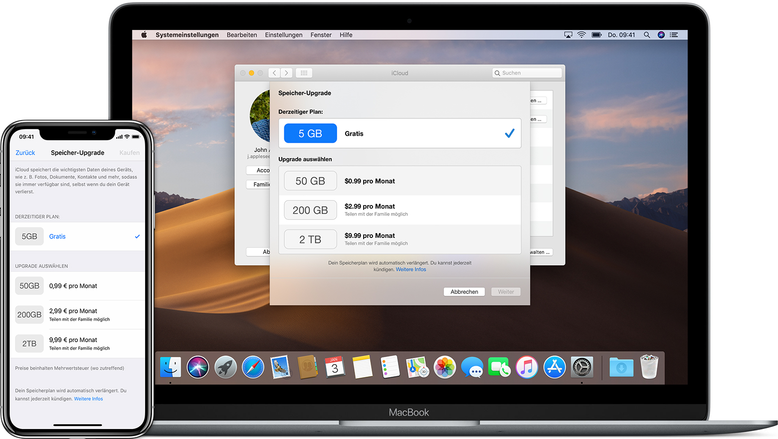 Derzeit Kann Kein Icloud Speicherplatz Upgrade Durchgeführt Werden Mehr iCloud-Speicher erwerben - Apple Support
